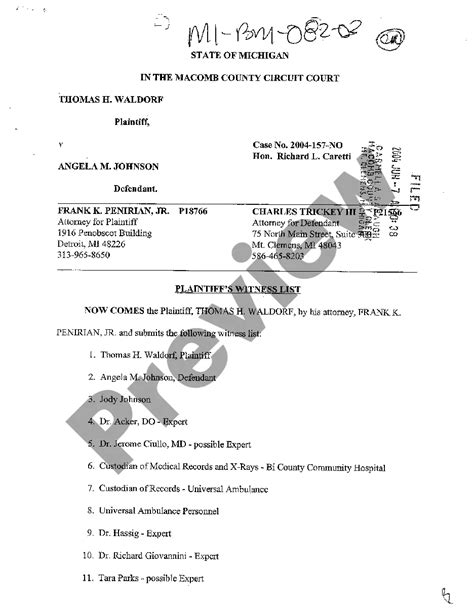 ysl witness list pdf